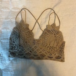 mocha bralette top or bralette